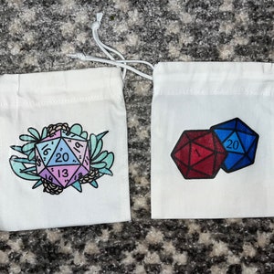 Medium Travel Dungeons and Dragons Dice Bags