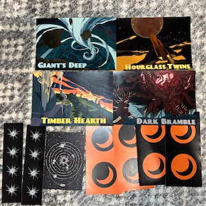 Outer Wilds Adventure-kaart- en stickerpakketten
