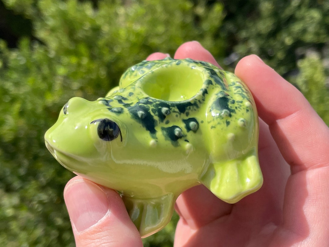 Unique Smoking Pipe Art Frog Handmade Ceramic Cute Pipes - Etsy Australia