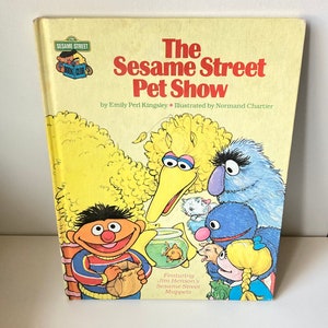 1980 &quot;The Sesame Street Pet Show&quot; Vintage Book ~ Jim Henson’s Sesame Street Muppets ~ Collectible