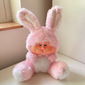 Vintage Russ Berrie &quot;Maxwell&quot; Rubber Face Bunny Rabbit Plush ~ Collectible