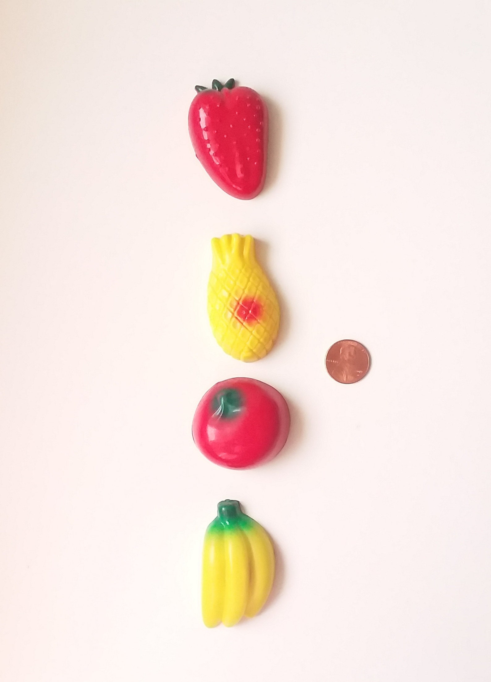 Vintage Fruit Set of 4 Retro Refrigerator Etsy