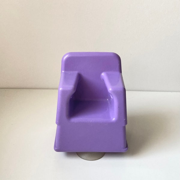 1982 Vintage Mattel Barbie Twirly Curls Purple Chair ~ Collectible