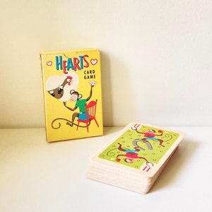 Vintage Deck Of Cards Game &quot;Hearts&quot; Whitman Publishing Co. No. 43014 ~ Collectible