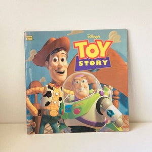 1995 Vintage Disney&#39;s Toy Story Book ~ Tapa blanda ~ Coleccionables