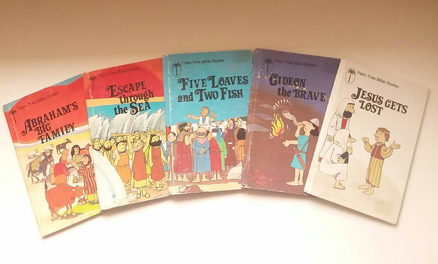 1982/1983 Vintage Palm Tree Bible Stories Books Set Of 5 | Etsy