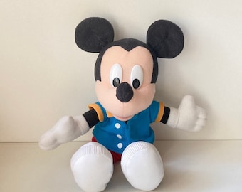 Vintage Mattel Arco Toys Talking Mickey Mouse Plush ~ Collectible