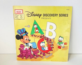 Walt Disney Alphabet A-Z Volume 1 Hardcover 1983 Bantam Books