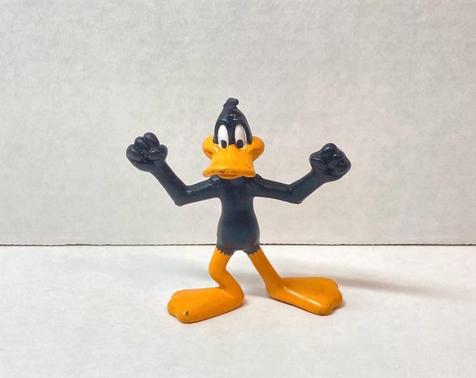 1991 Vintage Warner Brothers Daffy Duck Figurine Looney Toons ...