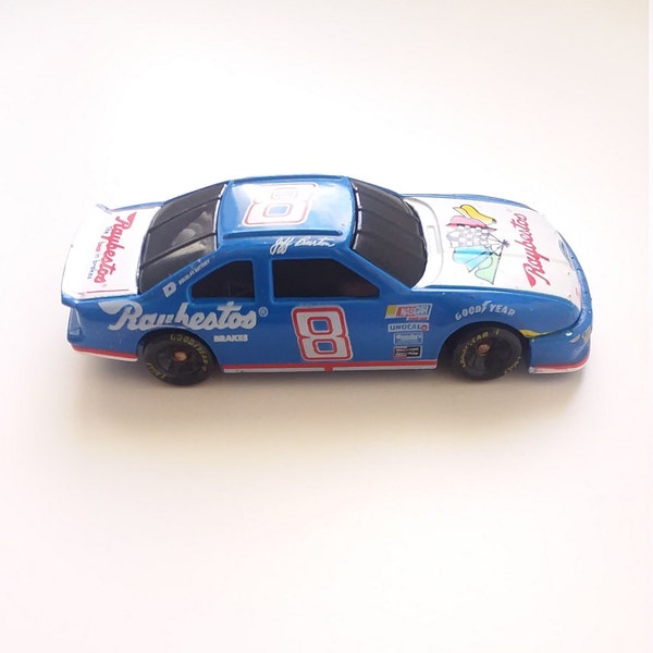 1993 Vintage Racing Champions #8 Die Cast Stock Car Replica Jeff Raybestos Blue Racer ~ Collectible