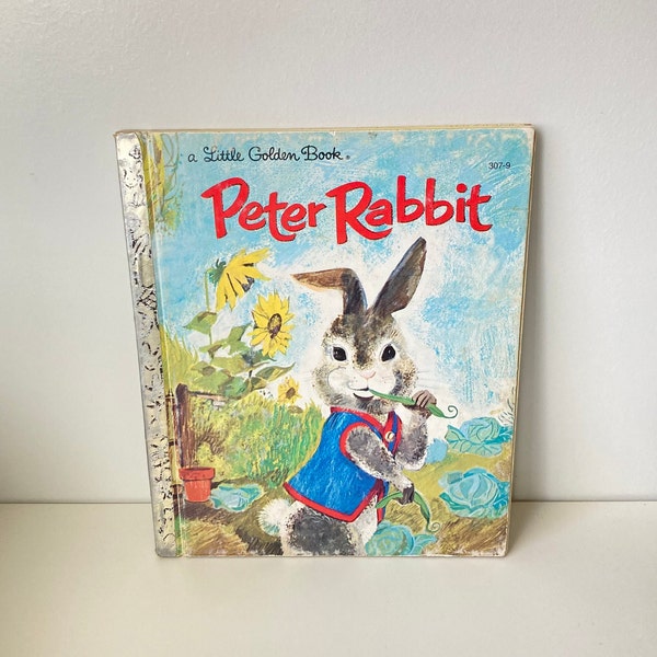 1970 Vintage "Peter Rabbit" A Little Golden Hardcover Book ~ Collectible