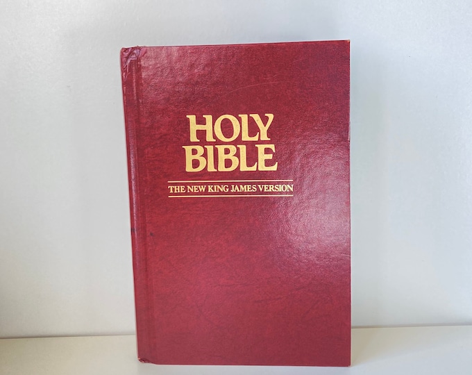 1990 Vintage Holy Bible the New King James Version ~ Collectible - Etsy