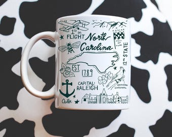 North Carolina Mug | Southern State Pride Coffee Cup