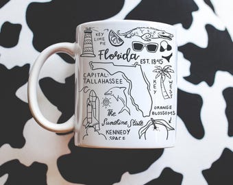 Florida Mug – Sunshine State Souvenir Coffee Cup