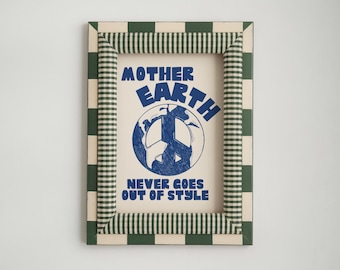 Mother Earth Print | Nature Quote, Earthy Wall Art