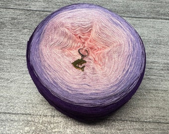 22 - Gradient Yarn Cake, Slow Transition, 100% Cotton, 4-Ply