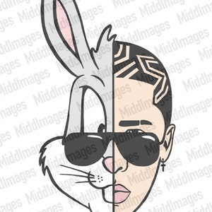 Bad bunny SVG, bad bunny, bad bunny cricut
