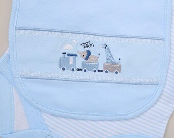 Panier Cadeau Naissance Luxe - 11 Articles Essentials Bébé - Cadeau Nouveau-Né Unisex