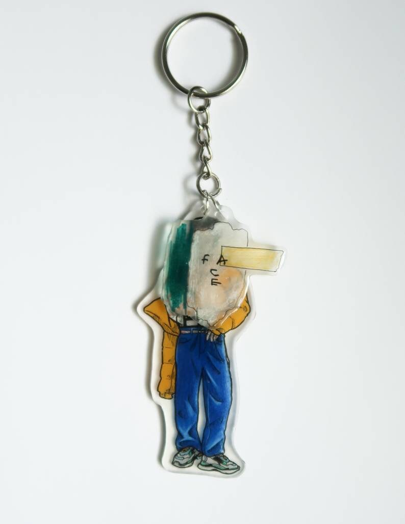 charm keychain Face SHINee Key