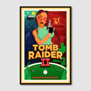 TOMB RAIDER II: Starring Lara Croft Art Print