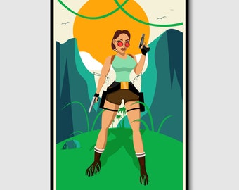TOMB RAIDER: Lara Croft & The Lost Valley Art Print
