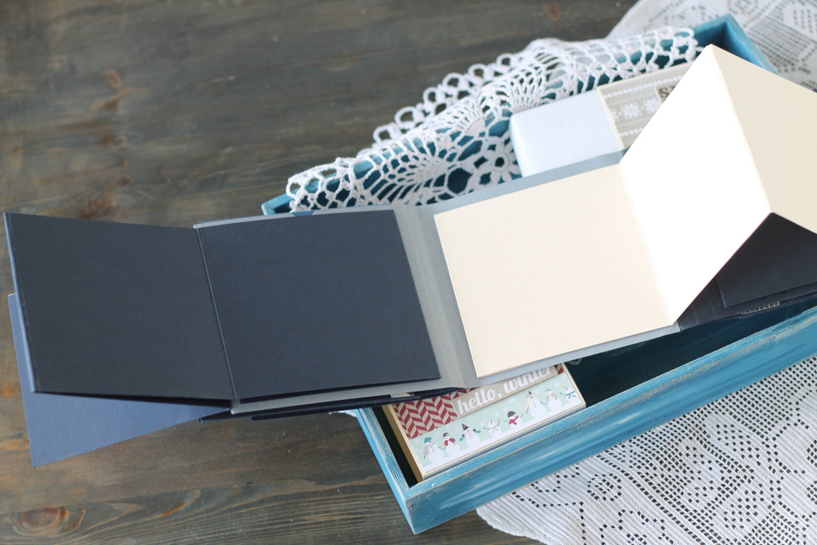 Memory Book 5x5 Photo Album Handmade album Mini Album Etsy
