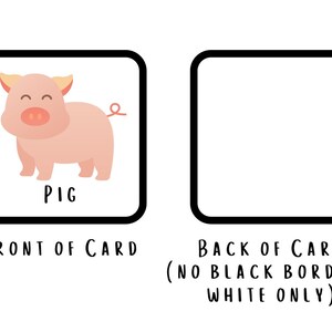 Farm Animal Memory Game | Printable Card Matching Game for Kids | Farm ...