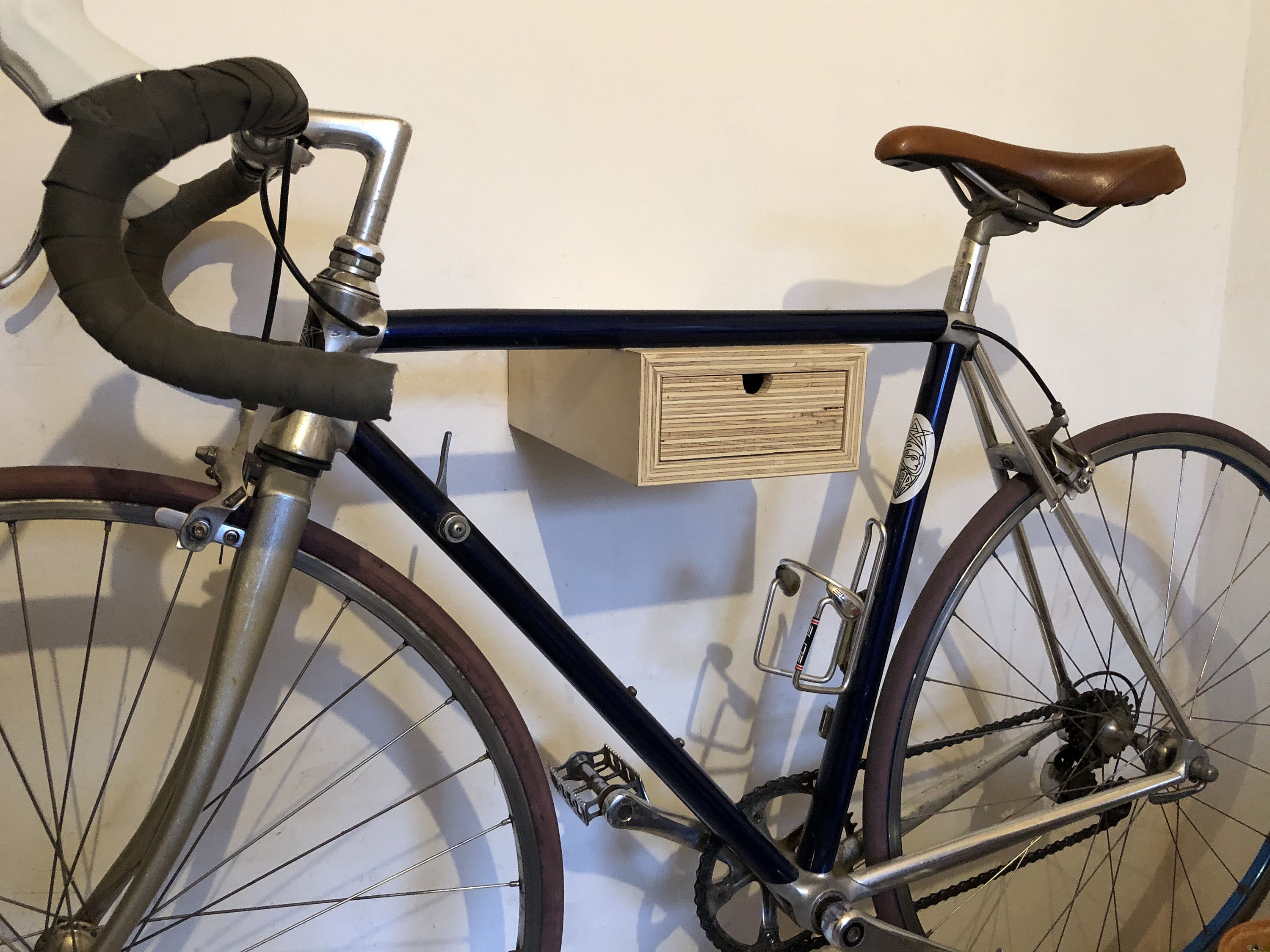 Bike Rack E4_ Wall Mount Bike Rack Plywood Bicycle Indoor Etsy