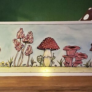 Mushroom variety pack. Print, Forest Core, décor. wall art. painting. cabin core gift