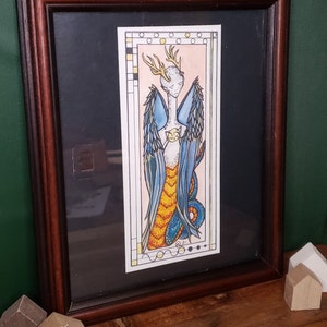 Serpent Chimera, Snake, Oddity and Curiosity, Print