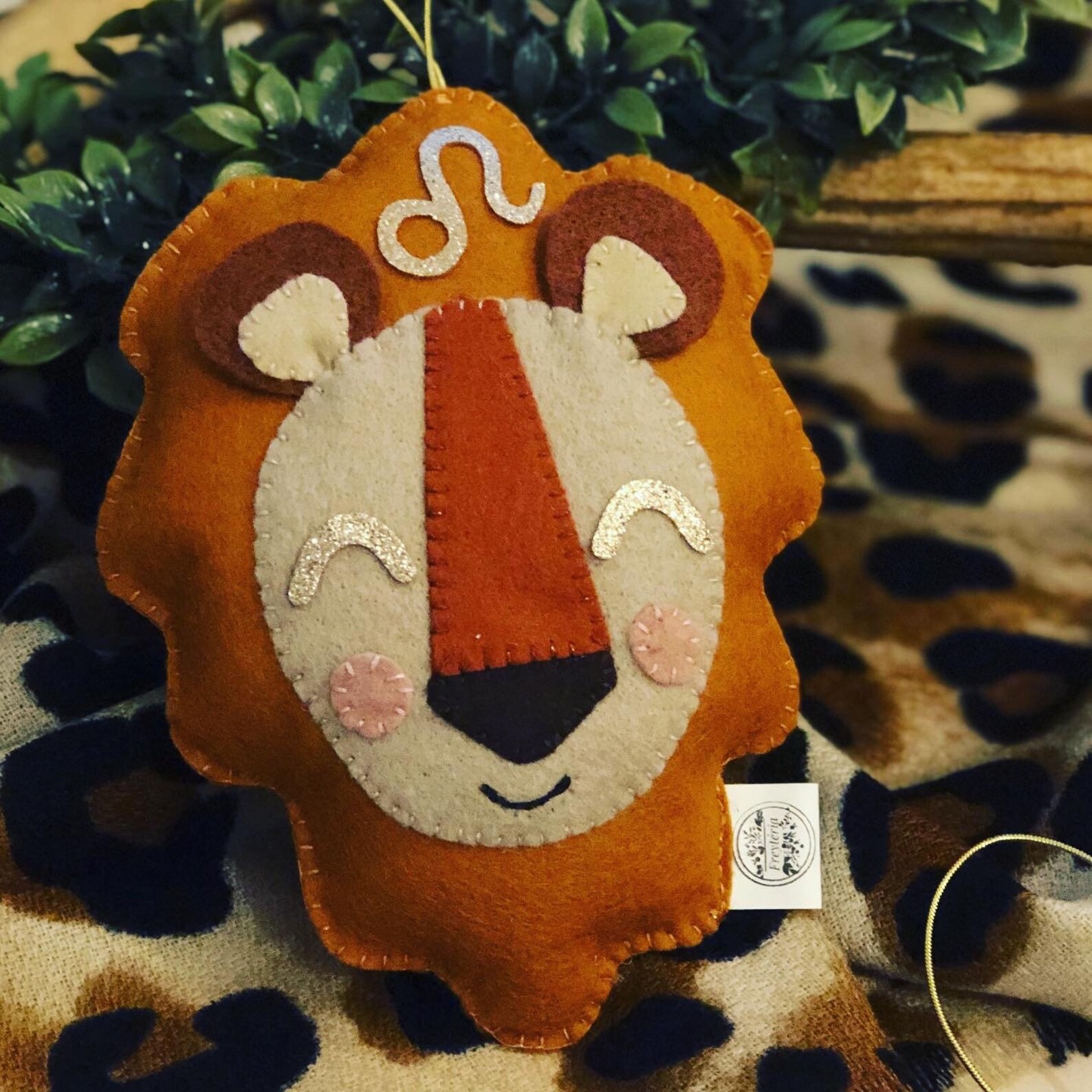 Lion wall decoration Lion hanging decoration Leo decoration Etsy