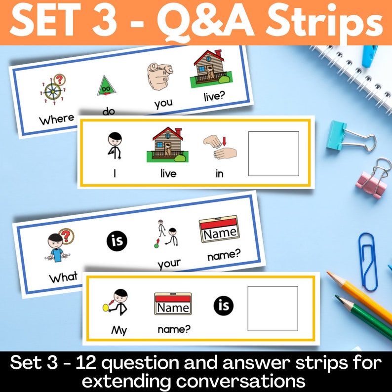 Conversation Questions | WH Questions | Turn Taking, Visual Supports ...