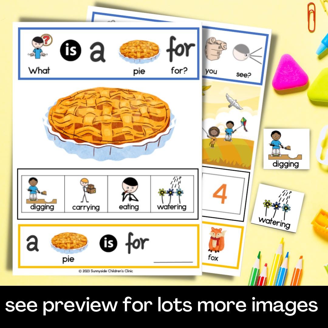 Fall Questions Autism Powerpoint WH Questions AAC Visuals | Speech Therapy | Special Education Autism ...
