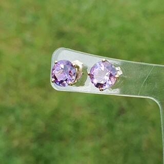 Confezione Da 6 Orecchini In Acciaio Inox Con Zircone – 5mm, Colori Assortiti, In Sacchetto Regalo