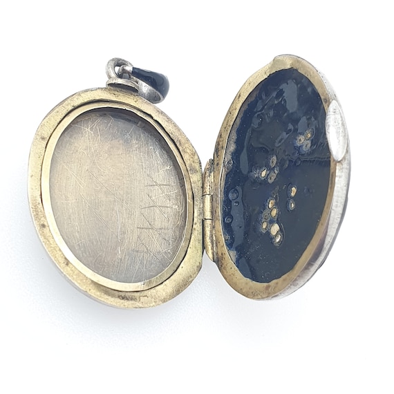 Antique Solid Silver Locket Austro Hungarian Vict… - image 8