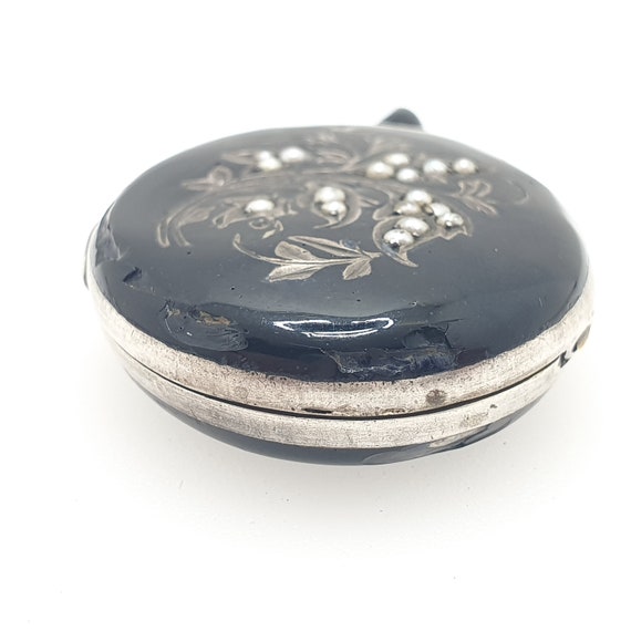 Antique Solid Silver Locket Austro Hungarian Vict… - image 7