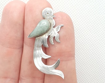RARE Broche de Kilt Argent XIXe Edinburgh écosse dirk Tartan