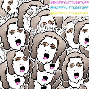 Mrs, 90’s, Sticker, Doubtfire, Vinyl, Fun, Unique, Gift, Retro, For Him, For Her, For Friend, Waterproof, Funny, Movie