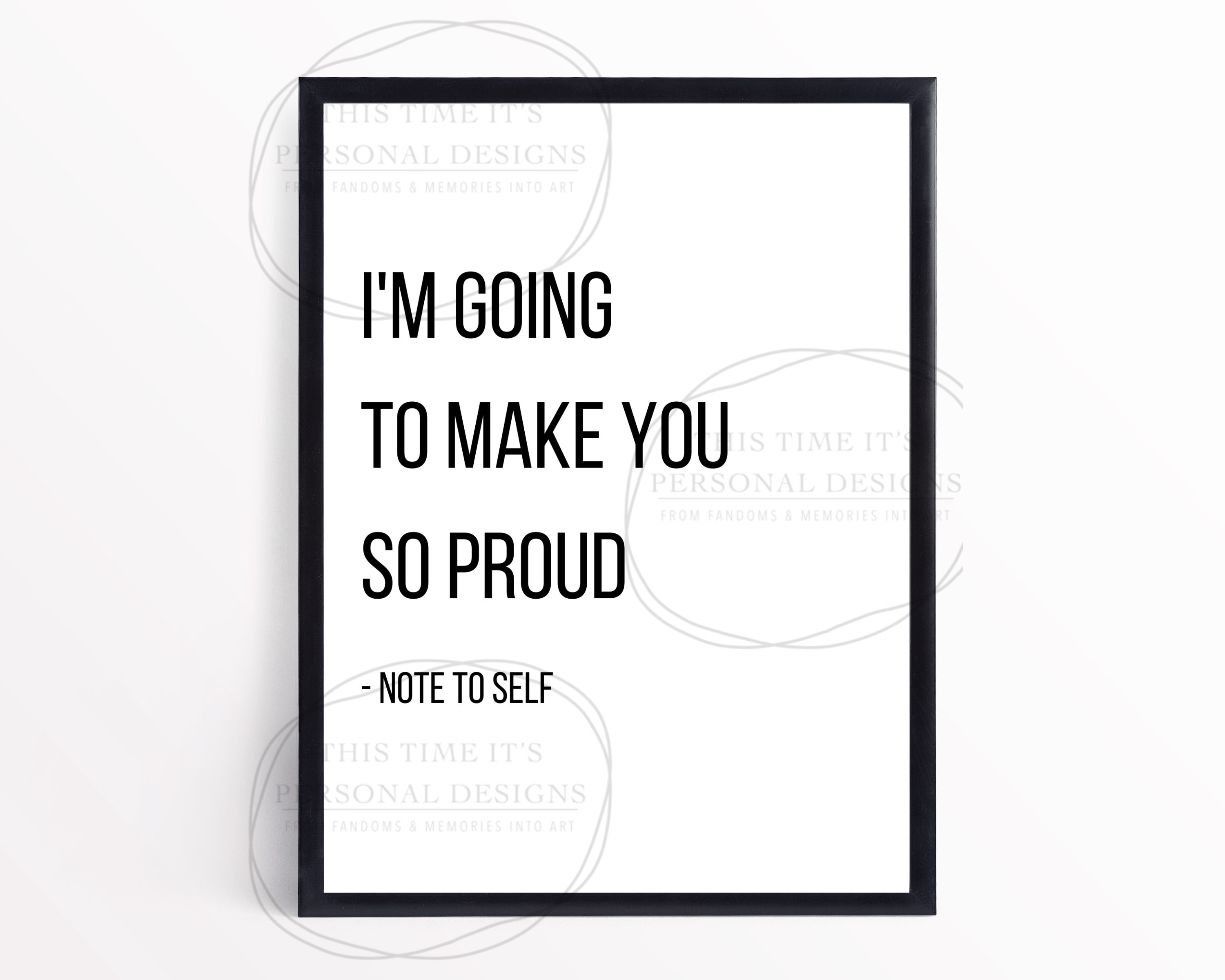 Note to Self, I'm Going to Make You so Proud, Workout Motivation ...