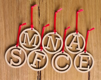 Letter gift tags/laser cut letter gift tags/Personalised letter gift tags/Initial Wooden gift tag/Letter name tags