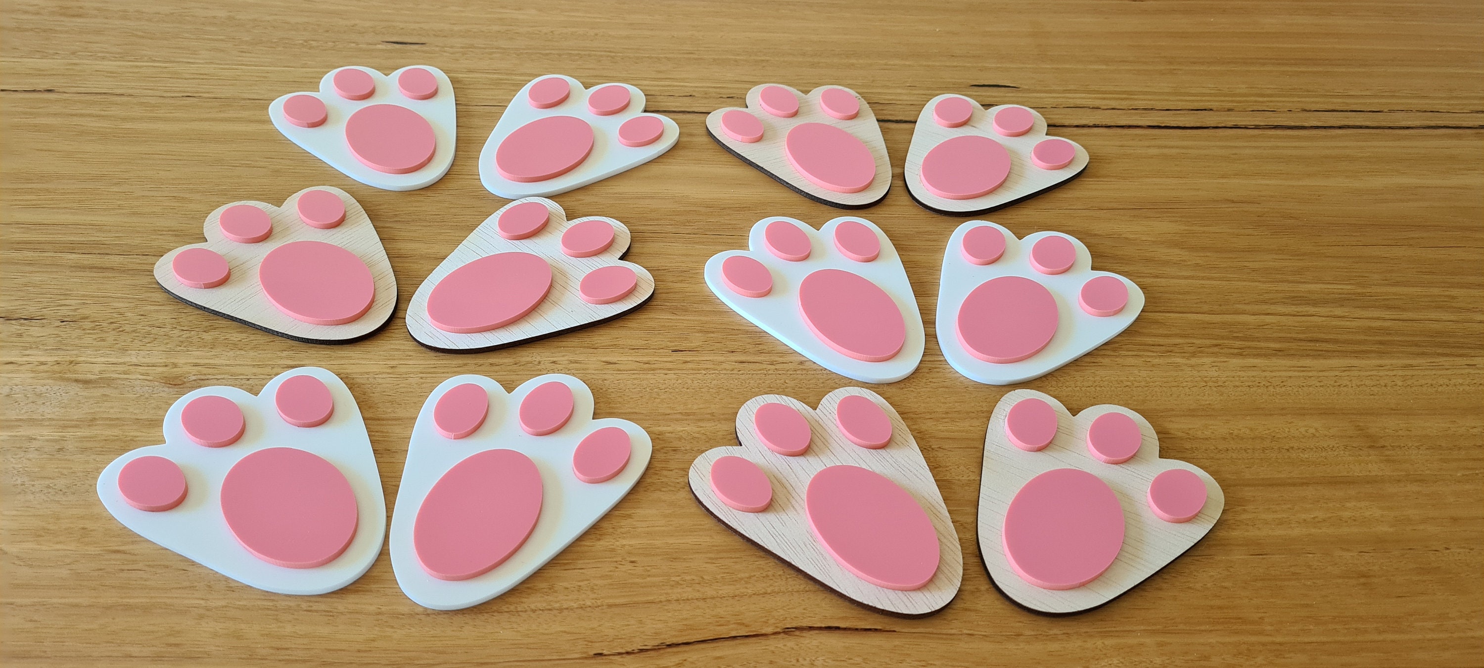 Easter Bunny Feet Solid Bunny Feet Stencil Bunny Feet Bunny Etsy