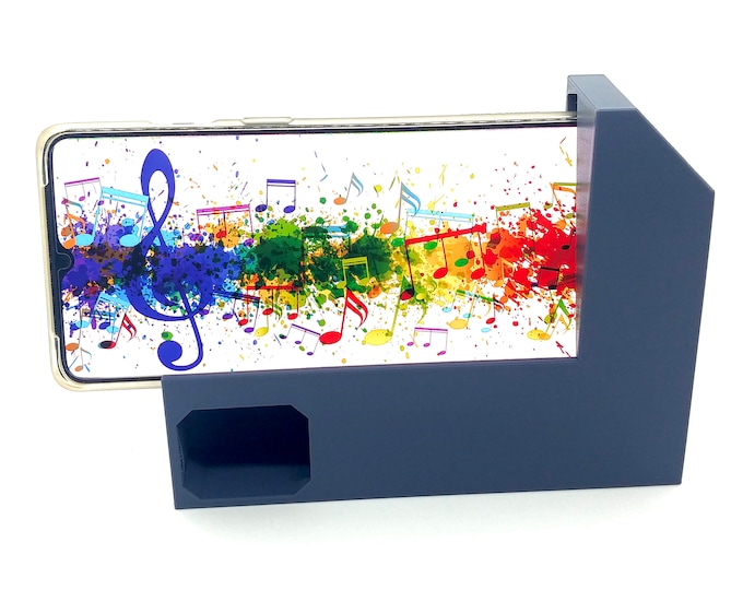 Passive Phone Amplifier Speaker, Phone Stand, Made in USA