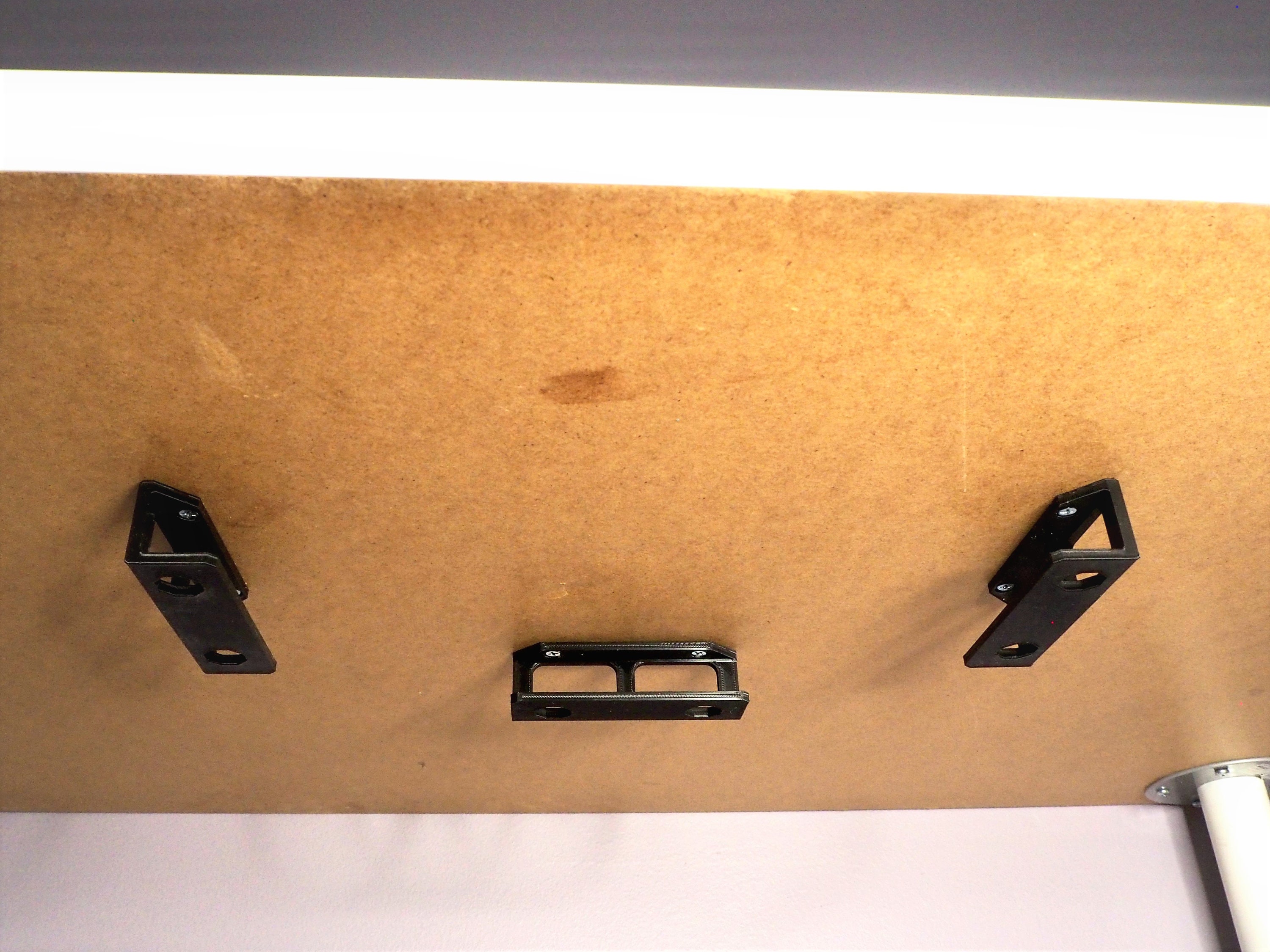 Under Desk Laptop Holder 2 Sizes Add on Under Table Etsy Canada