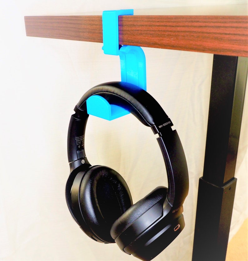 Headphone Holder Clip on Desk Headphone Stand Spring Style Etsy