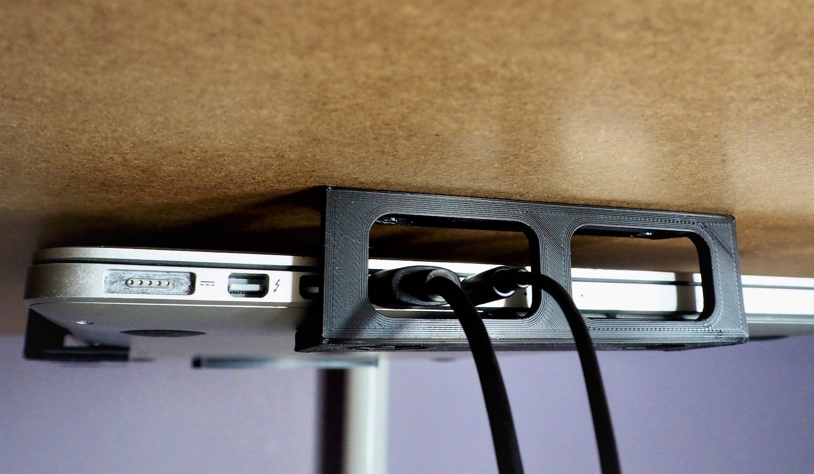 Under Desk Laptop Holder 2 Sizes Add on Under Table Etsy Canada