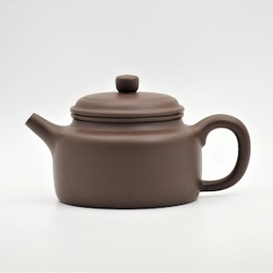 Daheng Dezhong 160cc Yixing genuine purple sand pot, polished ware, handmade by folk artists，tea things