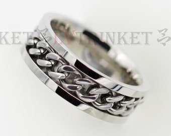 316L stainless steel rotating chain ring