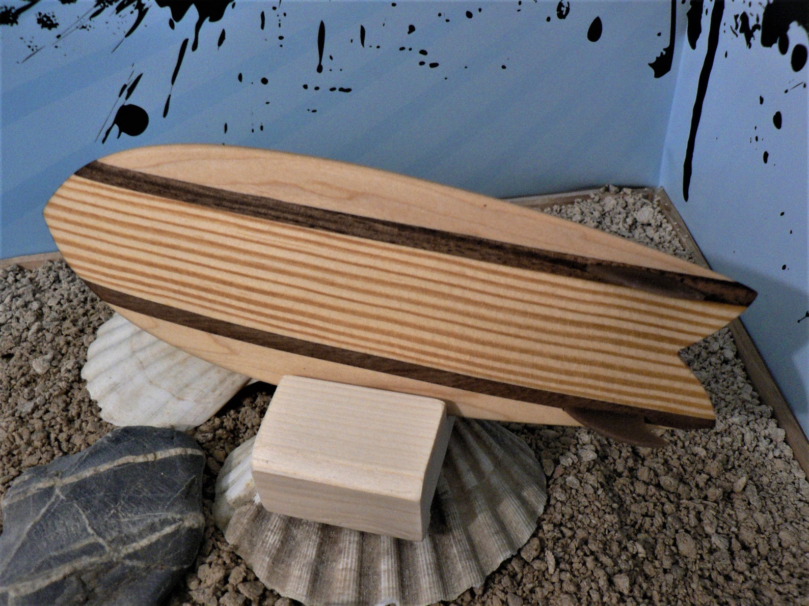 Tabla de surf en madera / resina / hecho a mano / madera dura Etsy