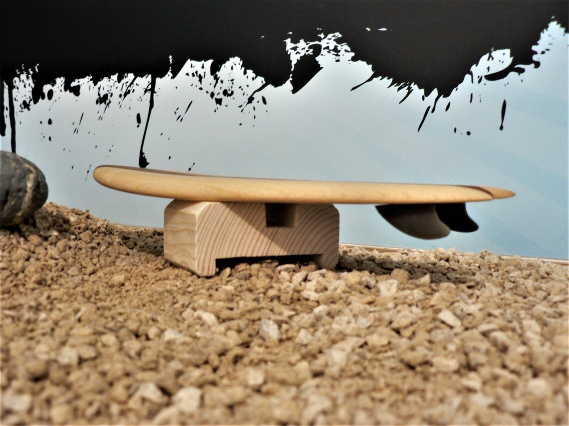 Tabla de surf en madera / resina / hecho a mano / madera dura Etsy