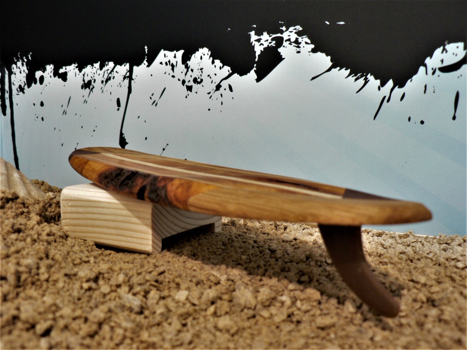 Tabla de surf en madera / resina / hecho a mano / madera dura Etsy